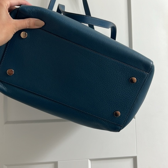 👜 Michael Kors Large Whitney Tote/Shoulder Bag in Vista Blue - Picture 3 of 13